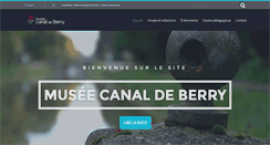 Desktop Screenshot of museecanaldeberry.fr